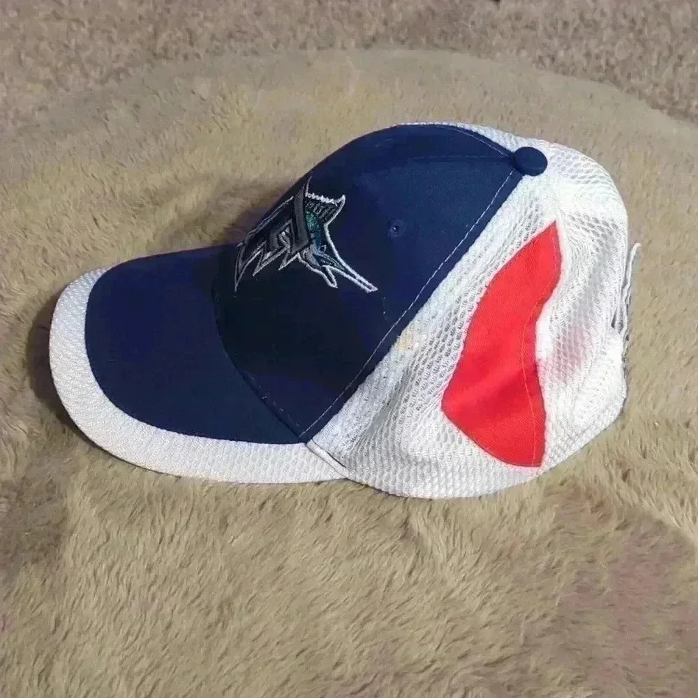 Vintage Florida Marlins has, One size, blue and white - Picture 4 of 7